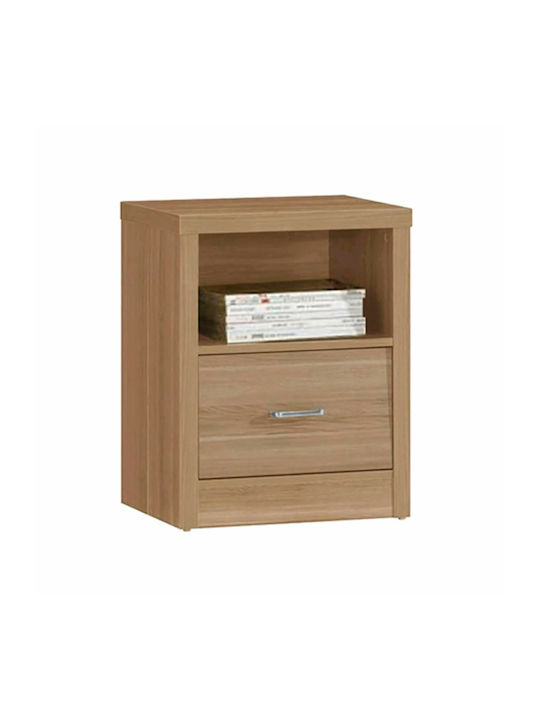 Κομοδίνο Caliber Ξύλινο Sonoma Oak 47x39x47cm