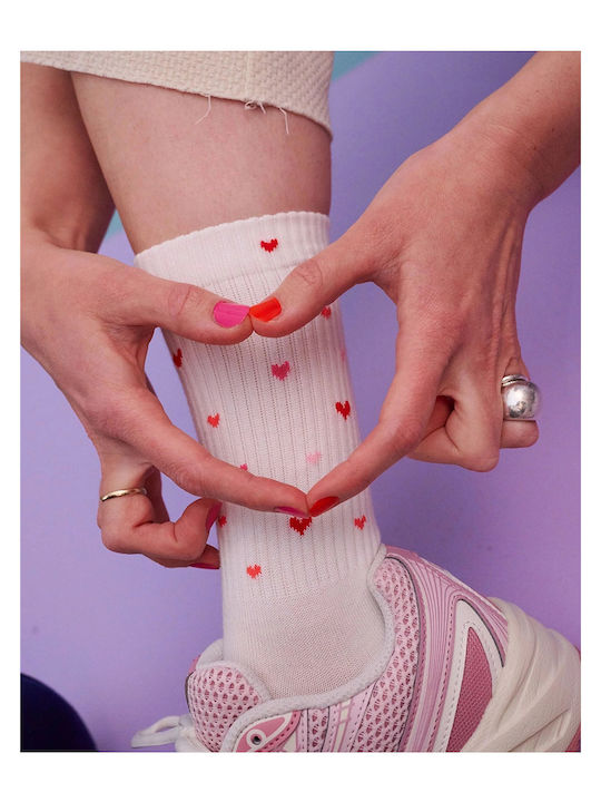 Love Women's White Socks