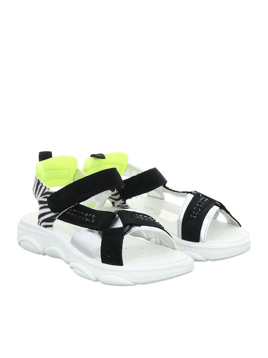 Anatomisch Kindersandalen Schwarz