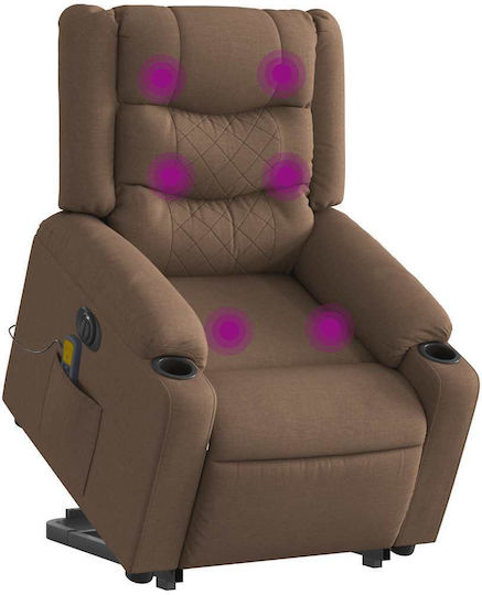 Релакс С поставка за крака 77x93x99см Кафяв