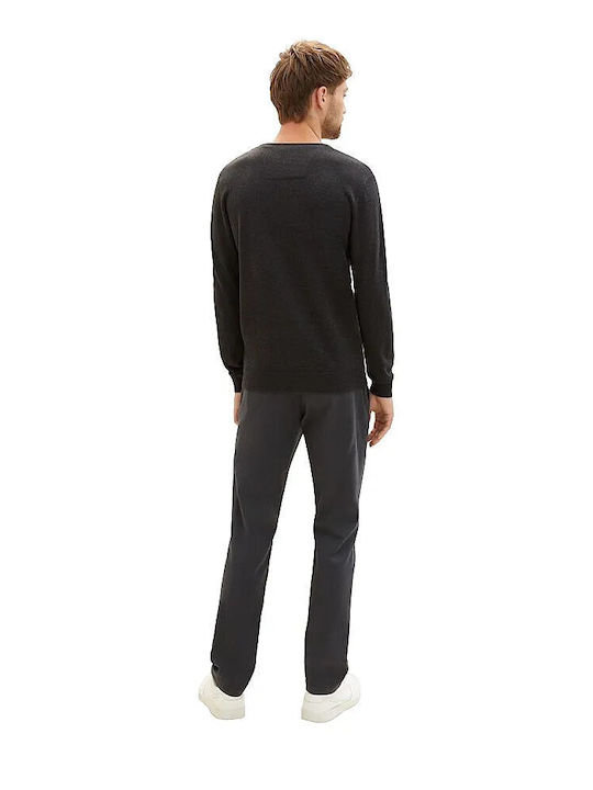 Travis Pantaloni Chino Elastic cu Croială Slim Gray