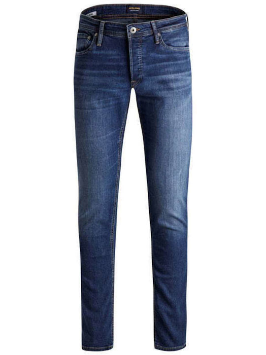 Men's Jeans Pants Elastic blue