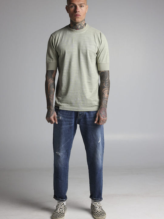 Ανδρικό Παντελόνι Τζιν με Slim Εφαρμογή Denim