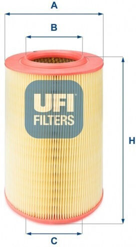 Ufi Auto Luftfilter Fiat Ducato 94 1444ty