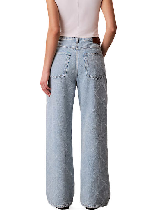 Low Rise Women's Jean Pants in Baggy Leg Style