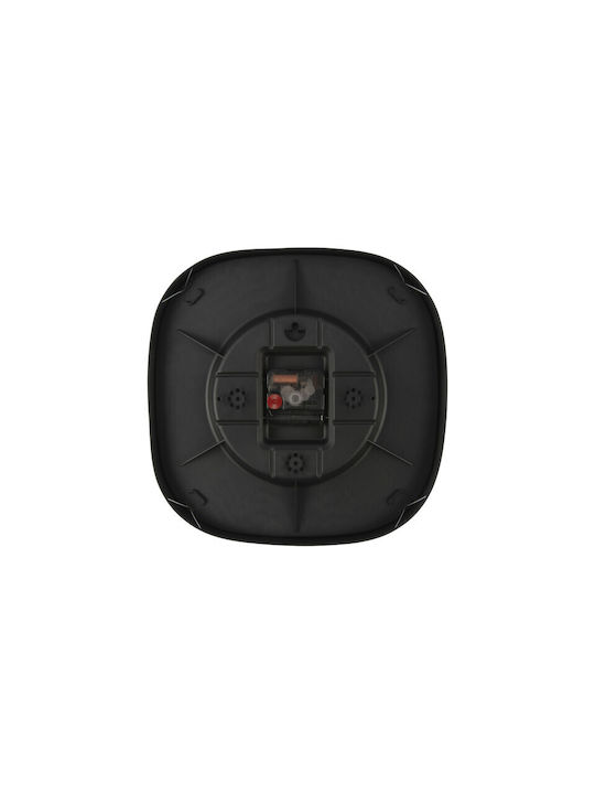 Karlsson Grato Cuadrado Wall Clock Metallic Gray Ø29cm