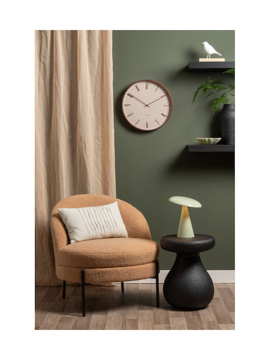 Karlsson Scandia Wooden Wall Clock Gray 40x5cm