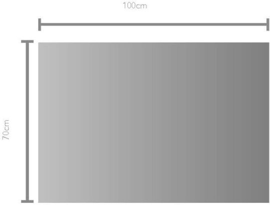 Imex Italia ITAL007/10080 Pătrat cu Lumini LED cu Atingere 80x100cm Imex Italia ITAL007/10080 Pătrat cu Lumini LED cu Atingere 80x100cm
