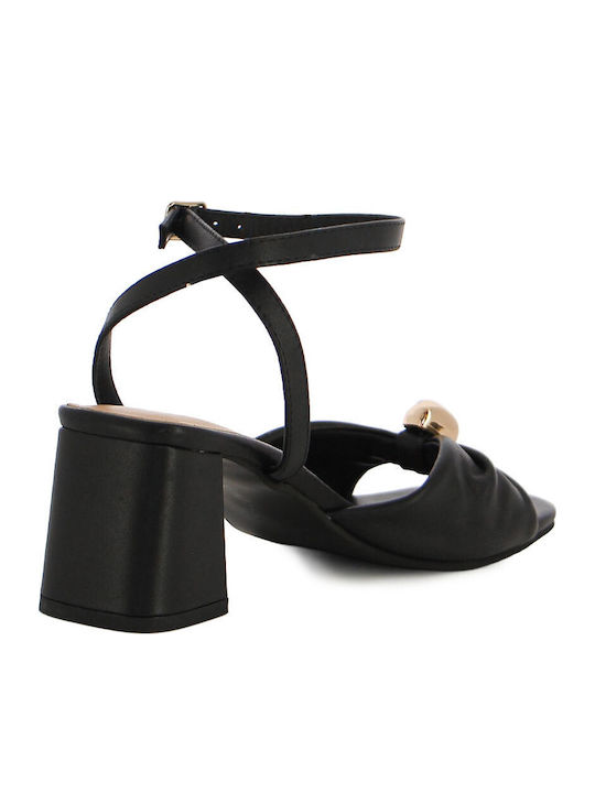 Leather Black Sandals