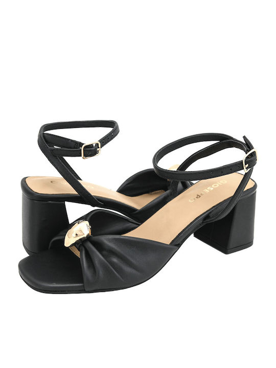 Leather Black Sandals