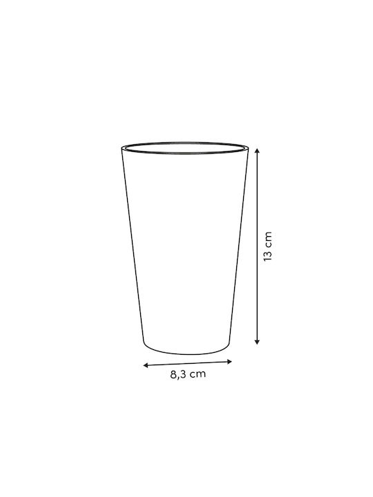 5Five Eden Pahar Pentru Apă Din Plastic 380ml