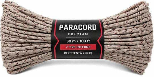 Franghie Paracord Premium Depox Camuflaj Deșert Nylon Rezistență 250 Kg Lungime 30 M