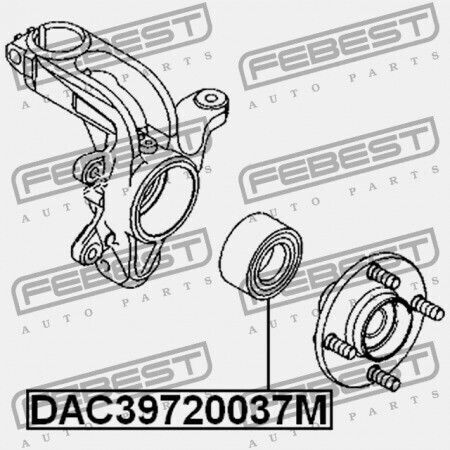 Rulmenți De Butuc Față Mazda 2 Din 2007-2010 Eu D351-33-047a