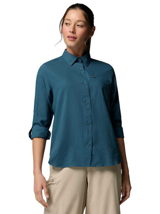 Long Sleeve Women's Shirt Silver