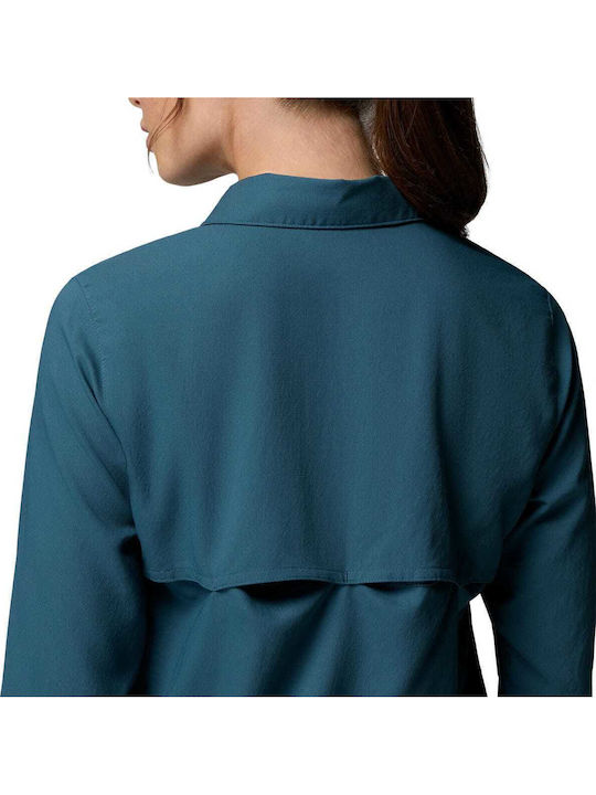 Long Sleeve Women's Shirt Silver