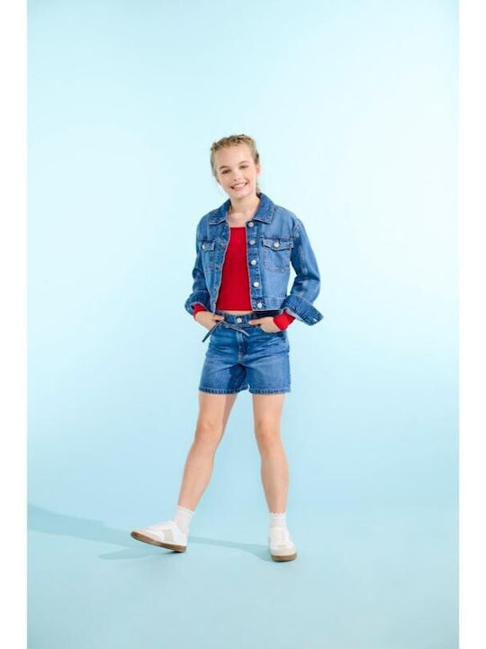 Kids Shorts/Bermuda Fabric Blue