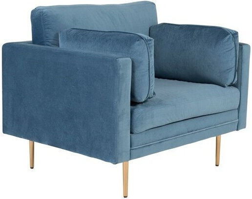 Sessel Dallas 100 84x110x86cm Blue Sessel Dallas 100 84x110x86cm Blue