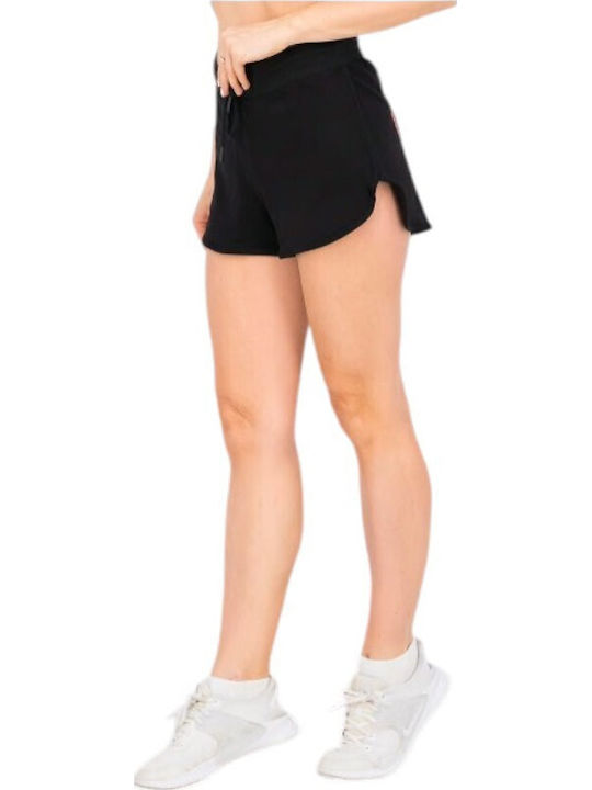 Damen-Shorts Aktivbekleidung Schwarz
