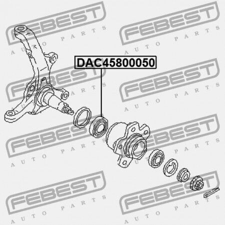 Radlager Für Mazda Bongo Sk 1999-2010 Jp S47s-33-047a