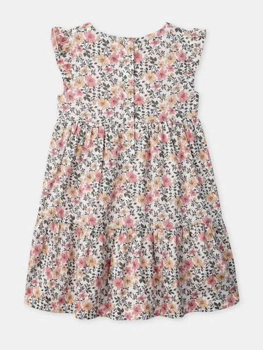 Girls Dress Floral White