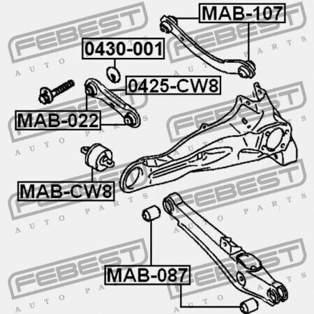Екцентрик Mitsubishi Lancer Cy Cz 2007.03-2013.02 Eur Mn184102