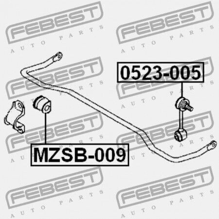 Hintere Stabilisatorlink Mazda 6 Kombi Gy 2002-2005 Eu Gj6a-28-170b