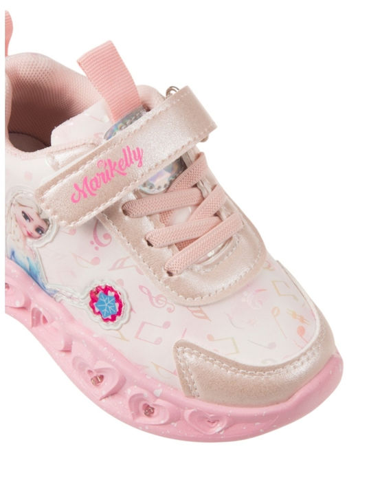 Kids Sneakers with Lights Pink