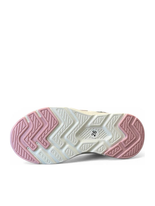 Παιδικά Sneakers με Σκρατς Ροζ