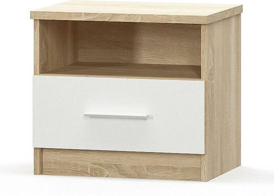 Geneva Wooden Natural White 50x37x45.5cm 173-000015