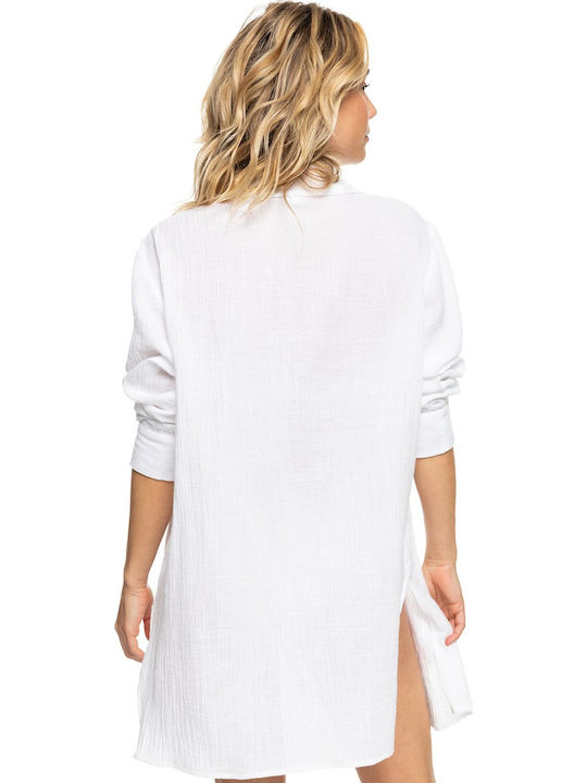 Roxy Unconditional Friend Women's Mini Caftan Beachwear White