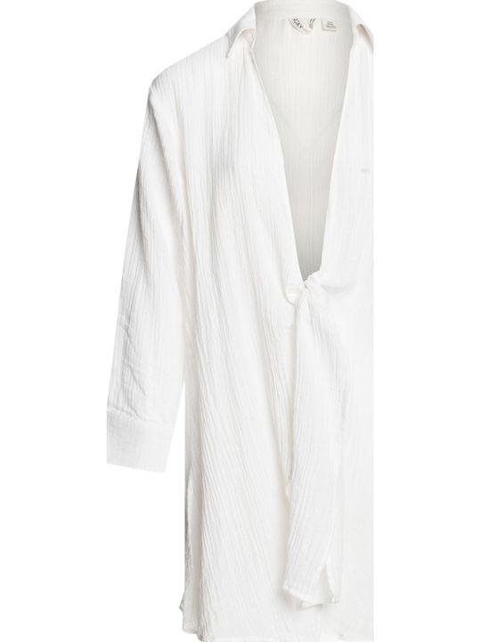 Roxy Unconditional Friend Women's Mini Caftan Beachwear White