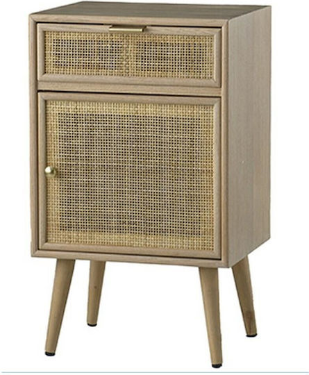 Wooden Beige Bedside Table 42x34.5x71cm Wooden Beige Bedside Table 42x34.5x71cm