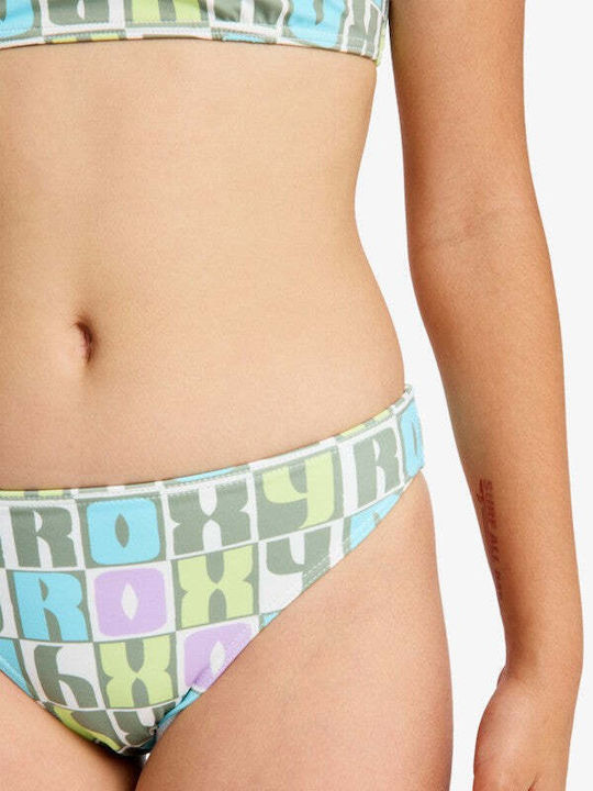 Roxy Letter Up Kids Swimwear Bikini Olive