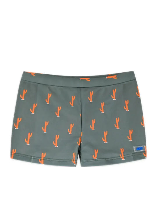 Energiers Cacti Kids Swimwear Swim Shorts Khaki-Orange