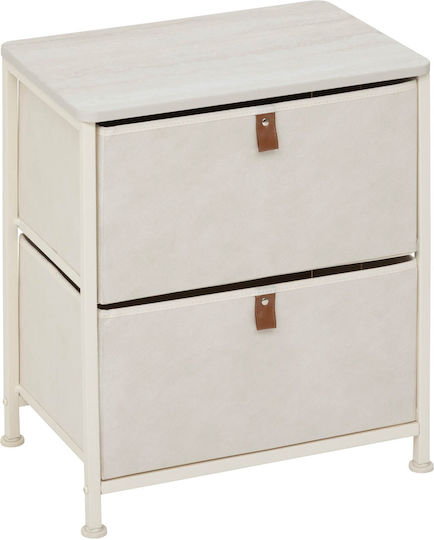 F-v Tissa με Υφασμάτινη Επένδυση Μπεζ 45x30x51cm F-v Tissa με Υφασμάτινη Επένδυση Μπεζ 45x30x51cm