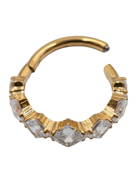Poco Loco Clicker Earring Made of Gold Plated Titanium