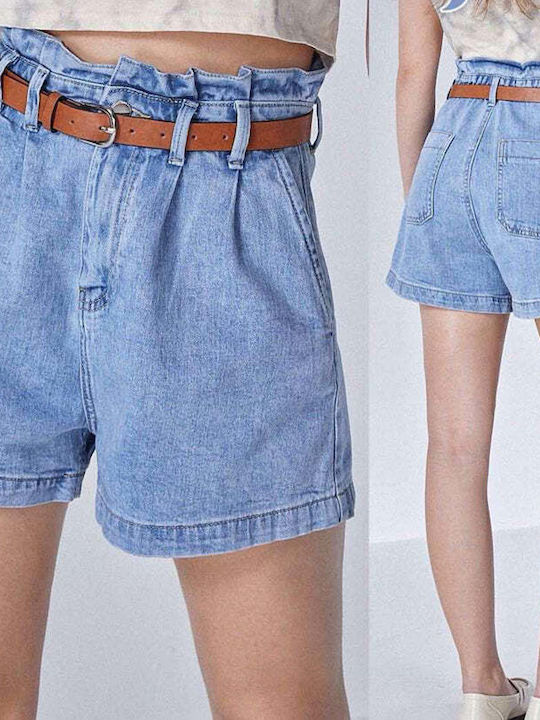 Women's Jean High-waisted Shorts Blue