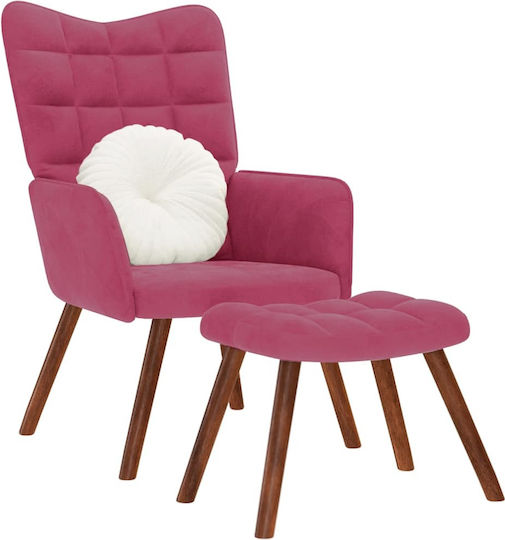 Μπερζέρα με Υποπόδιο 61.5x69x95.5cm Μπερζέρα με Υποπόδιο 61.5x69x95.5cm