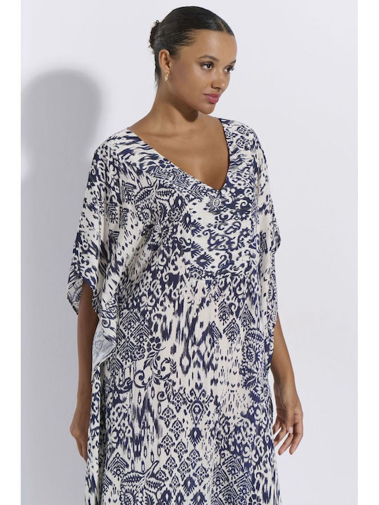 Jeannette Lingerie Γυναικείο Καφτάνι Παραλίας Πολύχρωμο