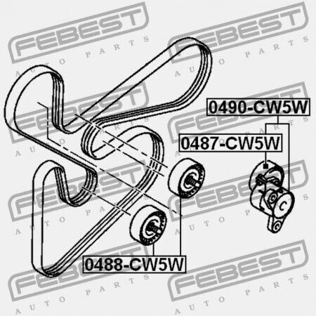 Poliță Tensionare Mitsubishi Lancer Cy Cz 2007.03-2013.02 Eur 1345a060