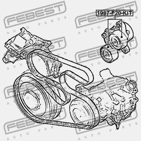 Σετ Τροχαλίας Τεντωτήρα Bmw 3 E90 Lci 2007-2011 Ece 11287810807