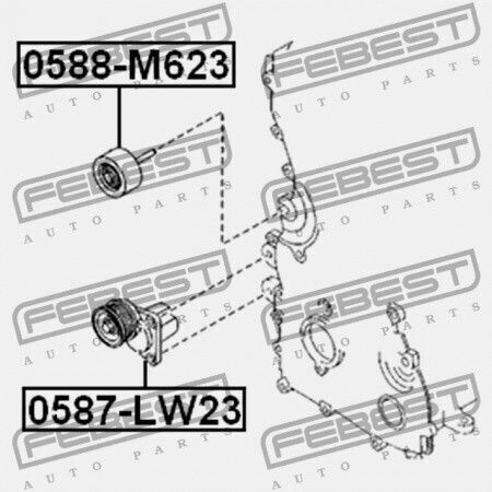 Τεντωτήρας Ιμάντα Mazda 3 Bk 2003-2006 Eu Lf17-15-980e