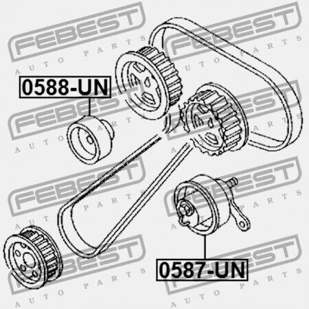 Бъркалка На Автомобилен Ремък За Двигател Mazda Bt-50 Un 2006-2008 Eu We01-12-730