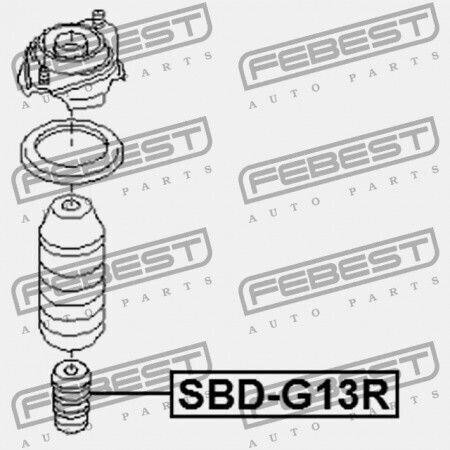 Amortizor De Șocuri Spate Rebound Subaru Impreza XV G33 2011-2016 20371-fj000