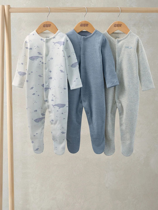 Mamas & Papas Set Baby Bodysuits Whale