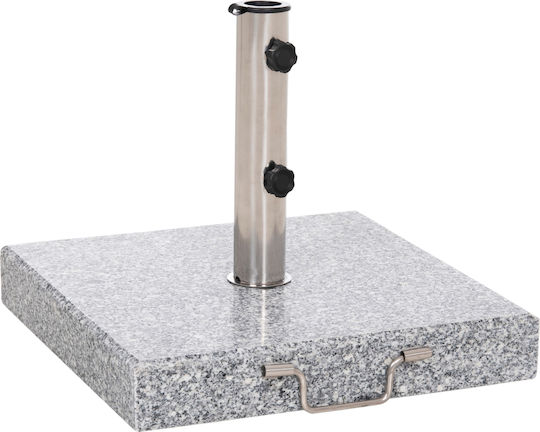 HomeMarkt Bază de Umbrelă Metalică Granit 48x48x37cm