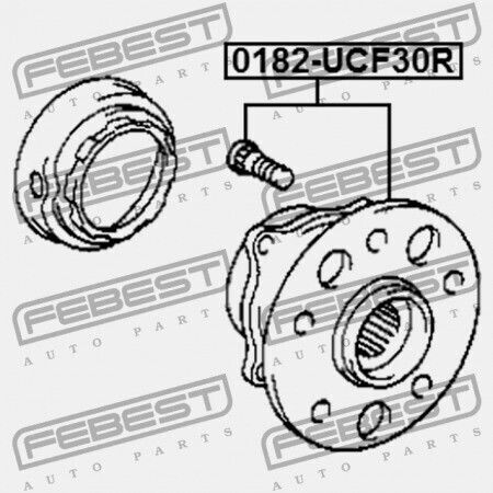 Lexus Ls430 Ucf30 Πίσω Πλήμνη 2000.08-2006.08 Gr 42410-50030