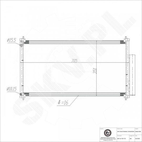 Klimakompressor Honda Civic Ix A/C-Trockner 80110TS4T01
