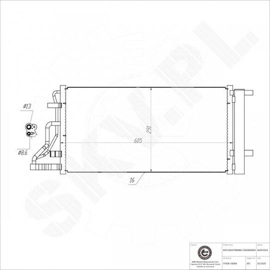 Klimakompressor Hyundai I30 A/C-Trockner 97606s0000
