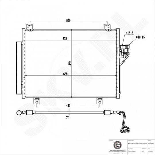 Klimakompressor Mazda CX-9 A/C-Trockner Tk48-61-480